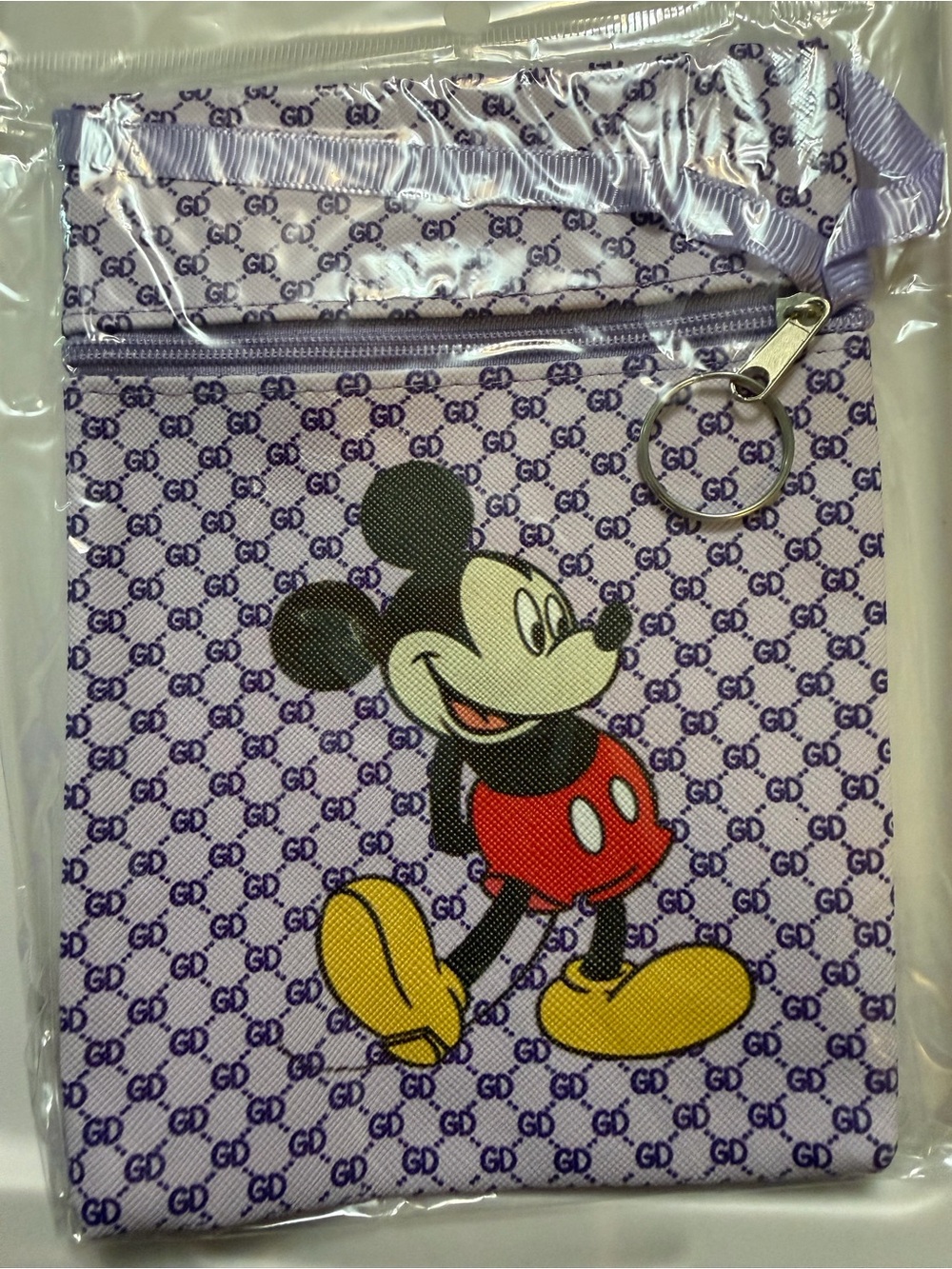 Mickey-Inspired Crossbody Bag | Purple